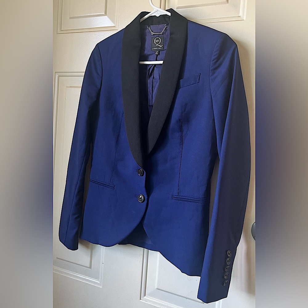 McQ Alexander McQueen Navy Blue Women’s Blazer EU sz38